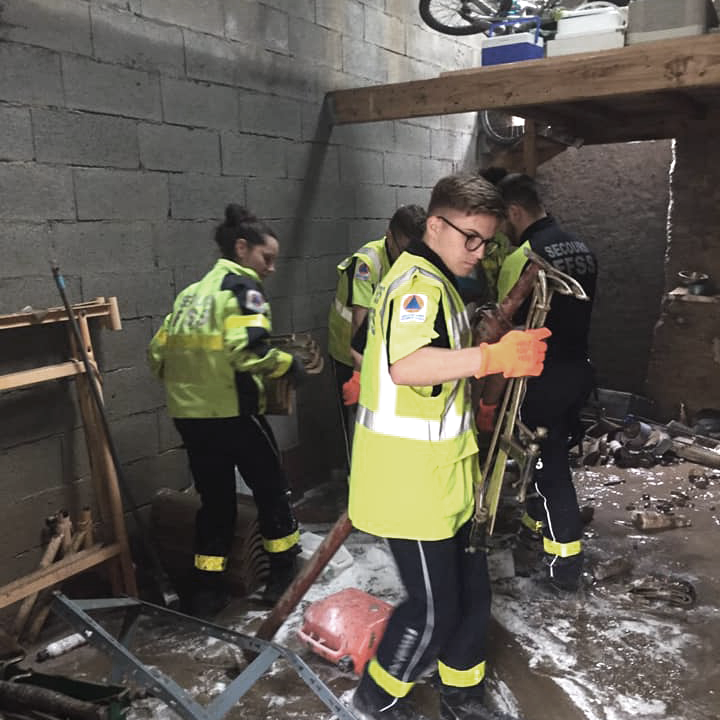 Sauveteurs de l'Aude - Soutien à la population - innondations