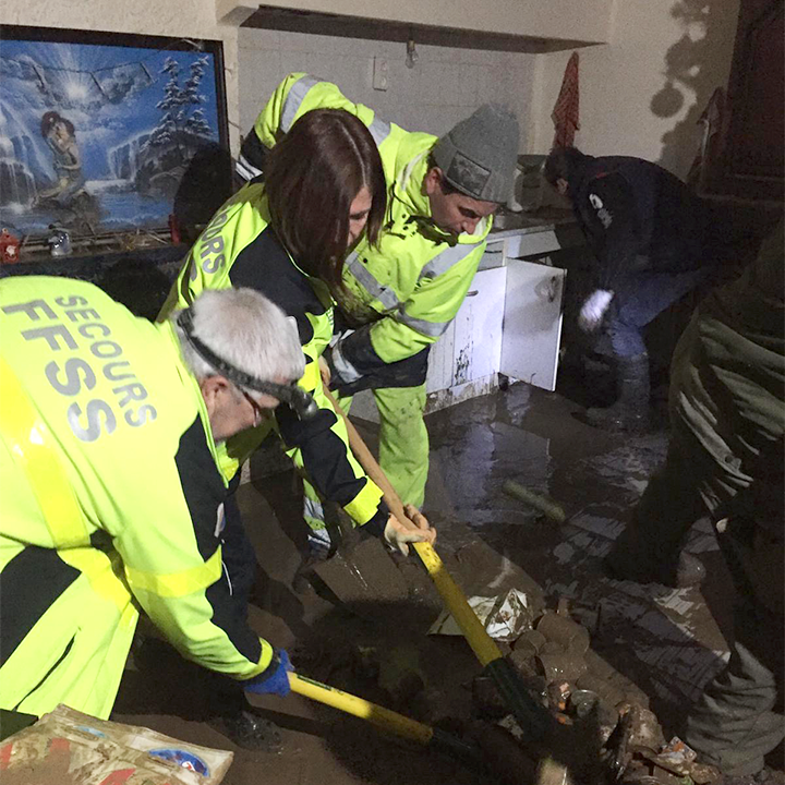 Sauveteurs de l'Aude - Soutien à la population - innondations 3