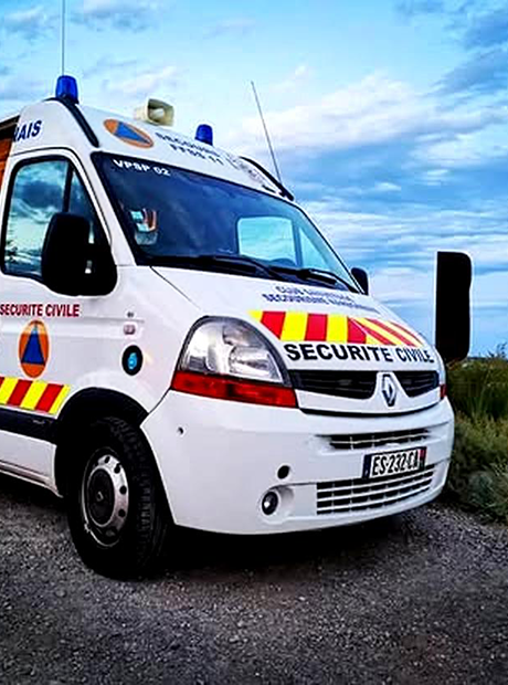 Sauveteurs de l'Aude - Dispositif Prévisionnel de Secours - image ambulance