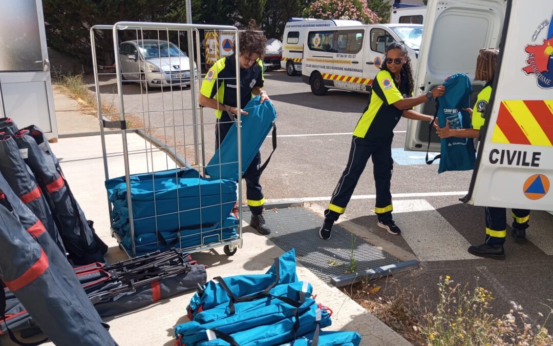 Mobilisation de la FFSS de l&rsquo;Aude face aux feux de forêt